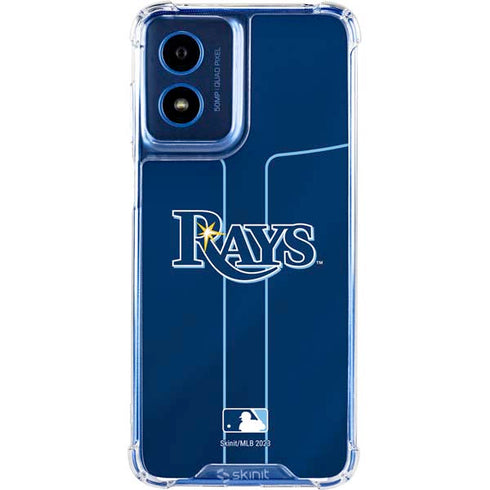 MLB Tampa Bay Rays Alternate/Away Jersey Moto G 5G (2024) Clear Case